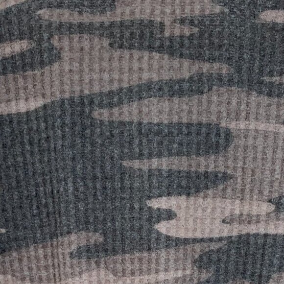 NWOT! Socialite Charcoal Camo Long Sleeve Bodysuit - Picture 7 of 8